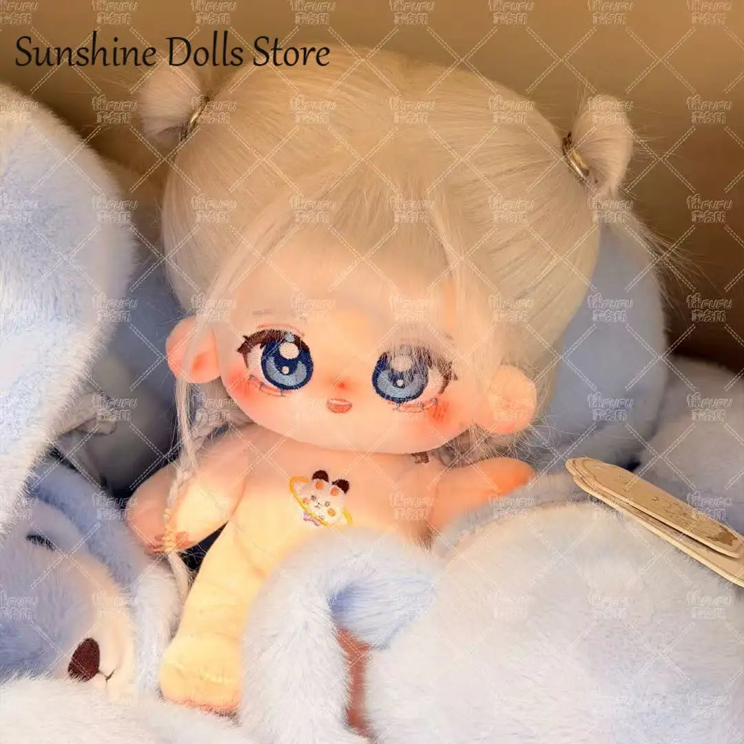 

20CM Anime Xavier Love and Deepspace Kawaii Girl Wig Series Plush Cotton Doll Plushie with Skeleton Figure Mascot Idol Gifts