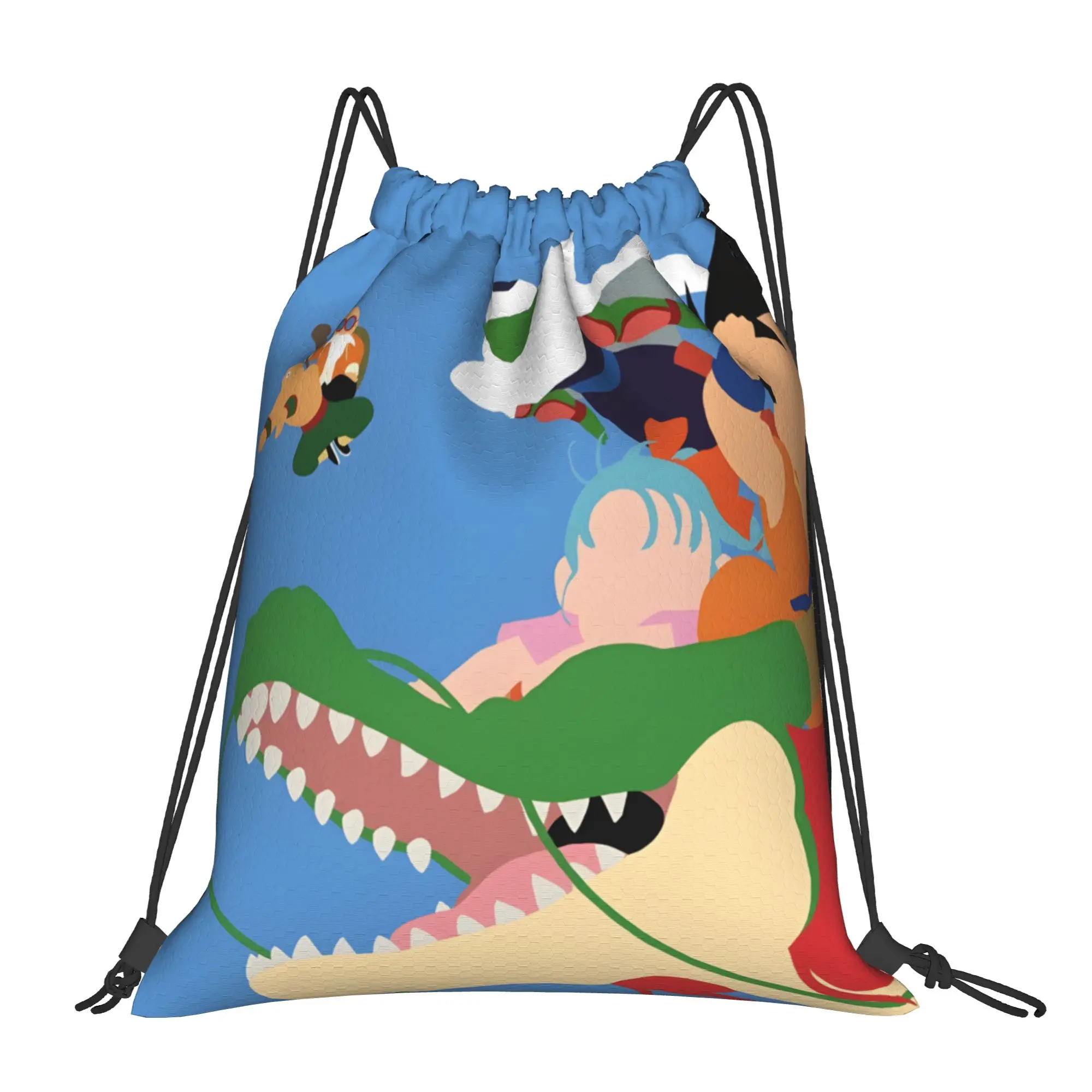 1 pc DRAGON BALL  Kawaii Drawstring Bags School Shoe Clothes Storage Multi-function Teen Portable