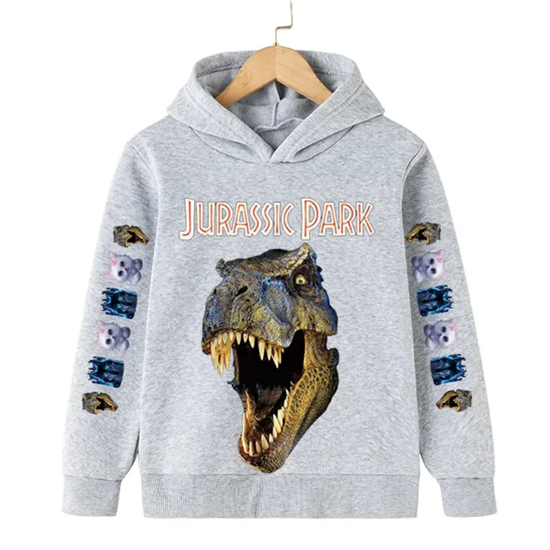 

Boys Jurassic World Dominion Hoodie Kids Boys Hoodie Sweatshirts Baby Girls Coats Boys Clothes Pullover Sweatshirts 2-14 Years