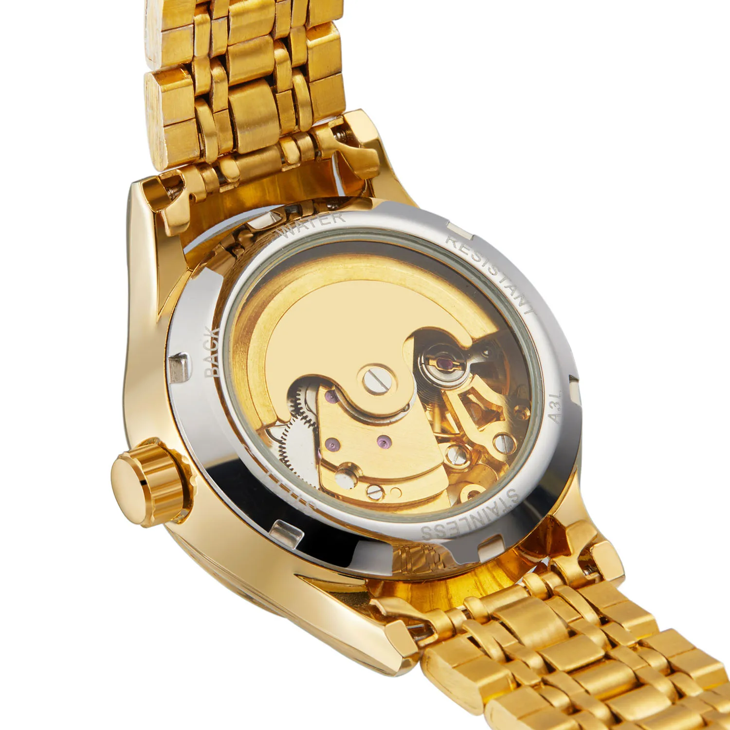 T-WINNER High-end Luxury Dragon Woman Watch Stainless Steel Skeleton Mechanical Diamond Women's Wrist Watches Automatic Movement - Image 6