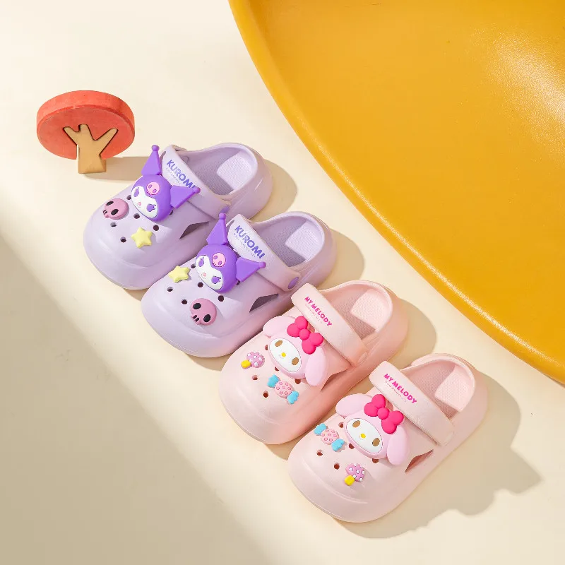 chinelo-infantil-sanrio-melody-kuromi-hello-kitty-cinnamoroll-sapatos-de-verao-com-design-de-desenho-animado-antiderrapantes-sandalias-de-praia-de-uso-duplo