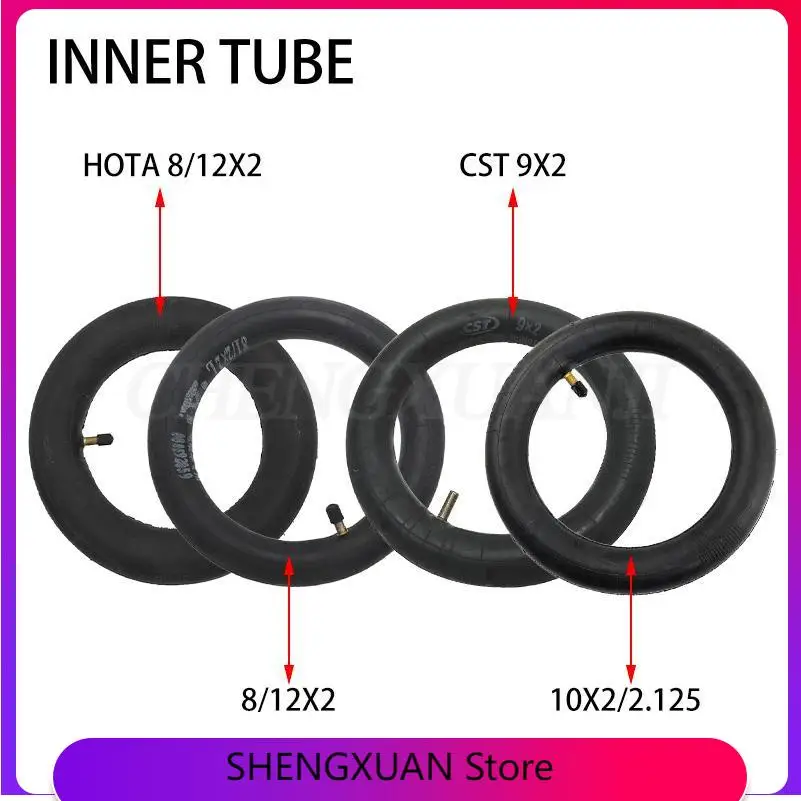 

8 1/2x2 Inner Tube 10x2/2.50 Inner Camera With Straight Valve Or Elbow Valve Suitable For Many Kinds Of Electric Scooter