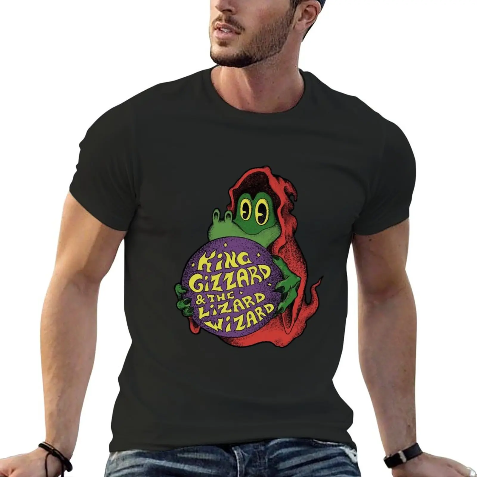 

Band king gizzard and the lizard wizard T-Shirt vintage clothes Blouse anime stuff men t shirt