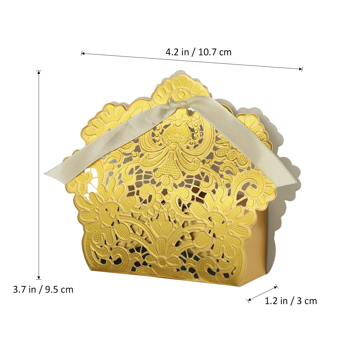 

50pcs Candy Boxes Paper Hollow Pattern Favor Boxes for Wedding Party Gift Sweet Containers Presents Elegant Packaging