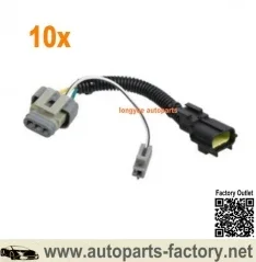 

Longyue 10pcs Alternator Conversion Harness Connector Adapter For Ford 6G TO 3G W Stator Lead