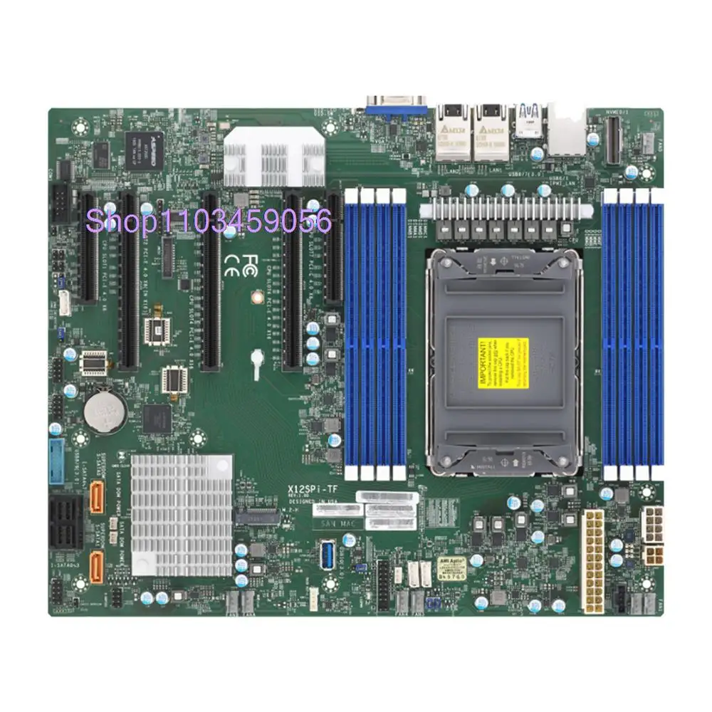 

C621A DDR4-3200MHz ATX LGA-4189 For Supermicro Single-way Server Motherboard X12SPI-TF