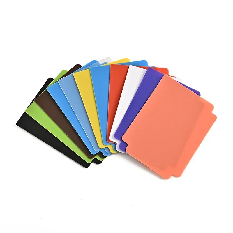5/10pcs 9.5*7cm Multicolor PP Card Divider Board Game Accessories Smooth Burr Free Firend Gathering Solid Color Card Storage Box