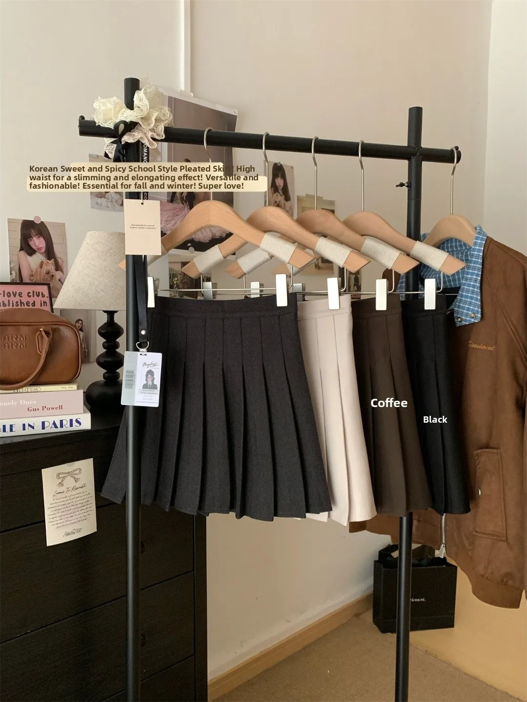 

Новая женская весенняя юбка из утолщенной шерсти в клетку, с высокой талией, А-силуэта, средней длины, с защитой от просвечивания, в стиле Sweet & Spicy