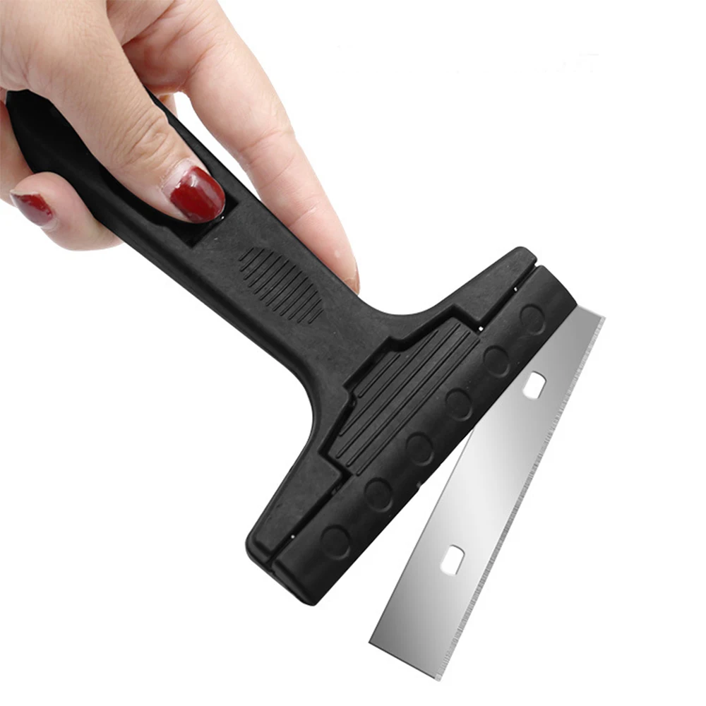 Pala de limpieza portátil, cuchillo de 100mm para baldosas de vidrio, rascador de suelo, herramientas manuales de limpieza