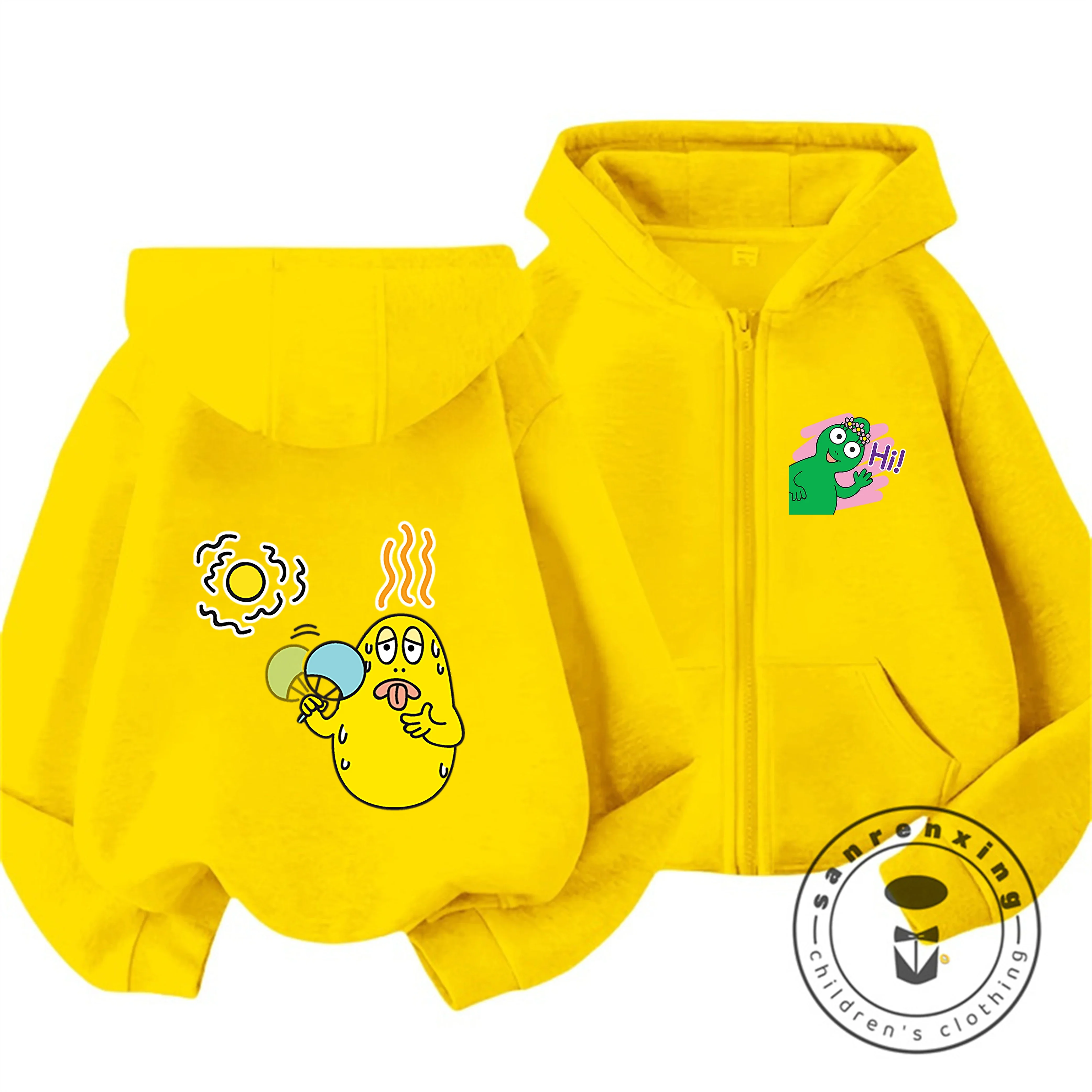 all-match-spring-zip-hoodie-cartoon-les-barbapapa-moletom-confortavel-de-estilo-simples-e-adoravel-para-criancas-de-3-a-14-anos