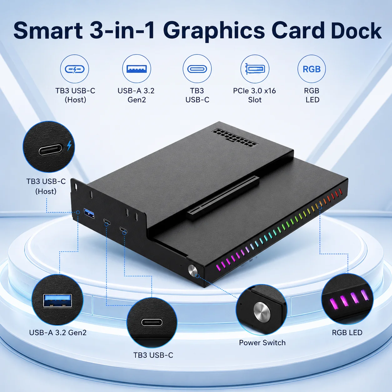 Внешняя док-станция для GPU с – обзор и цена Thunderbolt 4 External Gpu Enclosure