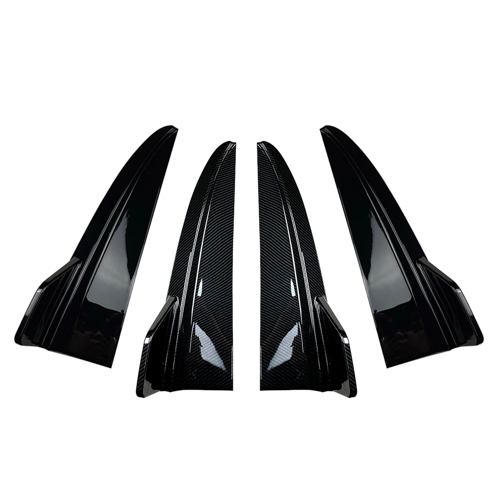 Car Rear Bumper Canard Splitter Side Vent Kit Decor For Mercedes Benz C-Class W205 C43 C63 4D 2015 2016 2017 2018 2019 2020 2021