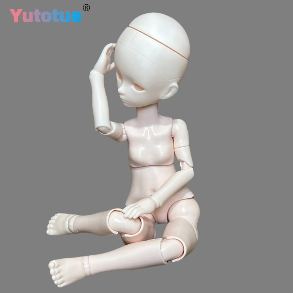 ตุ๊กตาข้อต่อแบบกลไก YUTOTUE 1/6 ขนาด 28 ซม. ตัวเปลือยไม่มีหน้า ไม่มีเครื่องสำอาง ของเล่น DIY