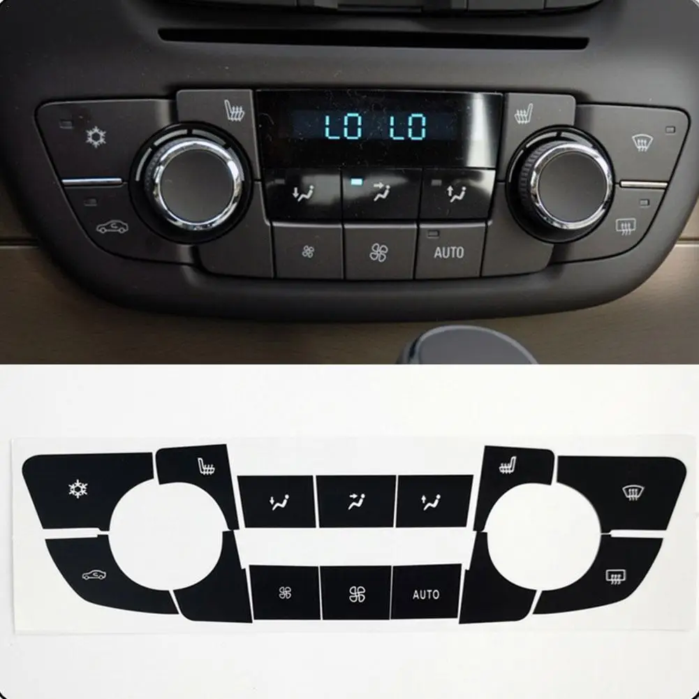 Pegatina de botón para Opel Insignia, cubierta de reparación Interior para Buick Regal2008-2013, accesorios para Buick Regal