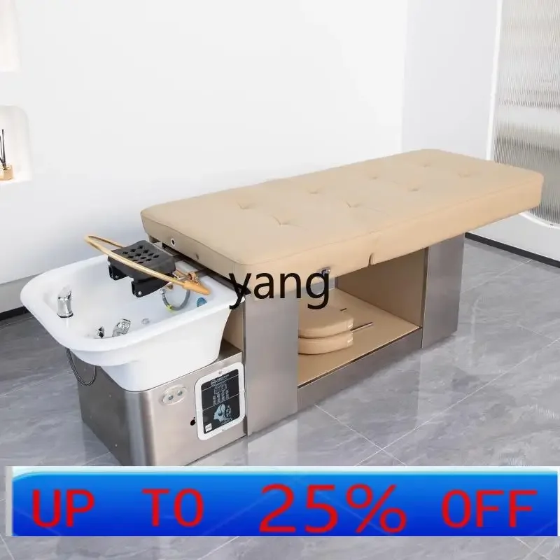 LTT water circulation push-pull head treatment shampoo bed barber shop hair salon full lying beauty ear bed