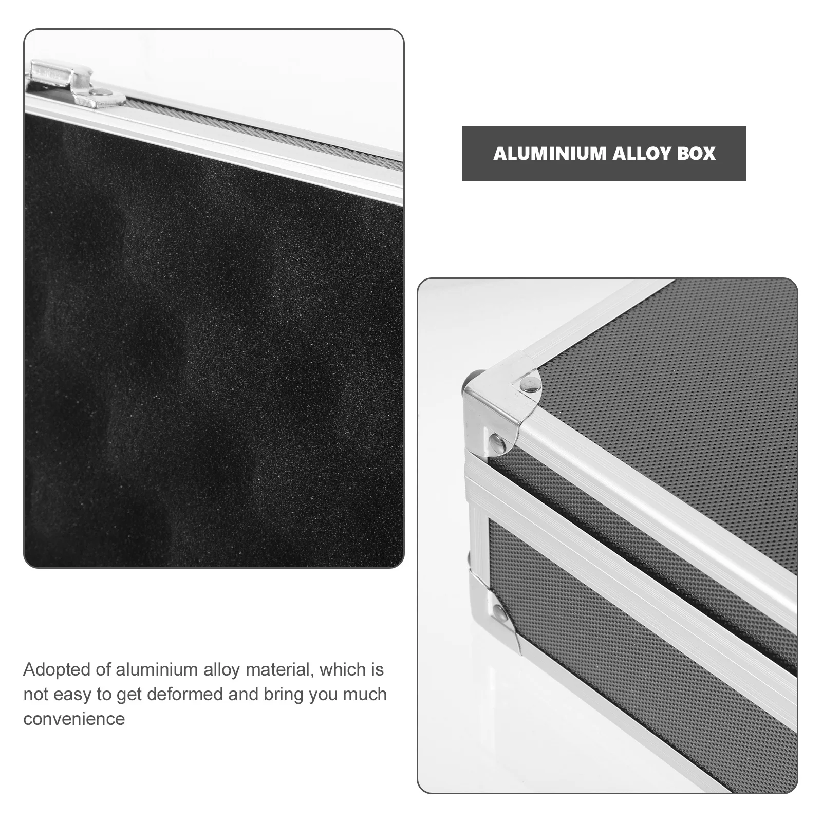 

Compact Aluminium Alloy Toolbox Small Capacity Handheld Portable Tool Storage Case Carrying Box Tool Storage Box