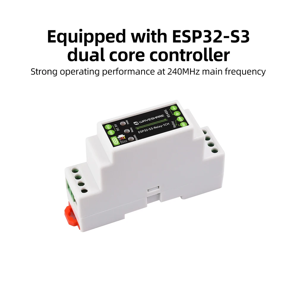 ESP32-S3-RS485-CAN 1 Channel Relay Module With Multiple Isolation Protection Supports WiFi Bluetooth 5 LE Dual Core Isolated