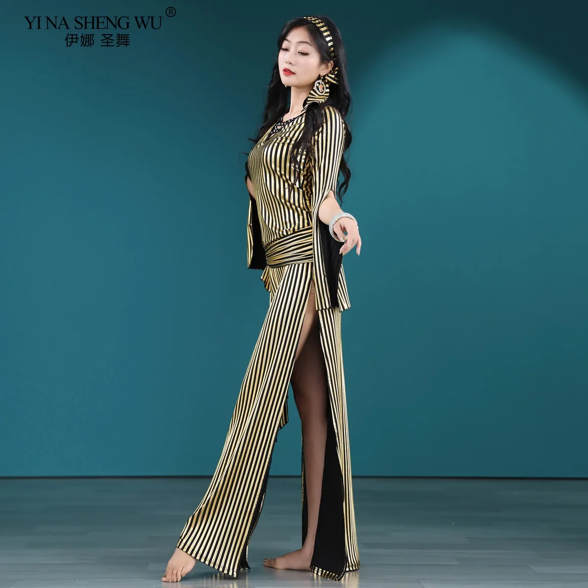 ملابس رقص البطن أنيقة الأداء المهني الزي للنساء مثير ممارسة البدلة رداء فستان عرض الحفلات جديد 2024 رائجة البيع #1