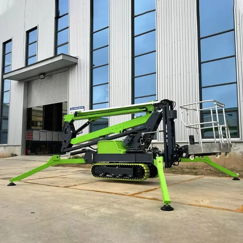 Crawler Spider MINI Lift  Electric Aerial Work Platform 10m-21m Crawler Spider Boom Lift