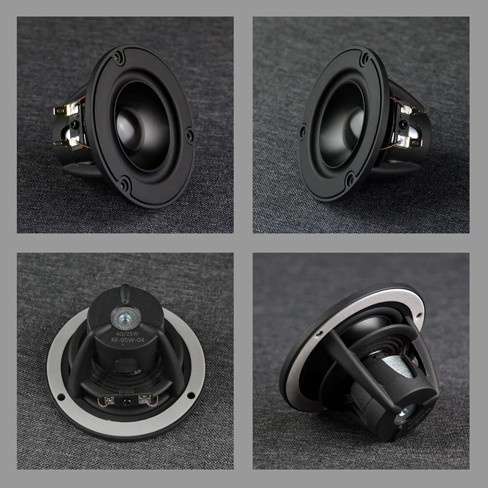 Premium 3.5 Inch Full Range Speaker 40W HiFi Full Range Driver for DIY Speaker Enclosure Comparable To Peerless NE95W-04