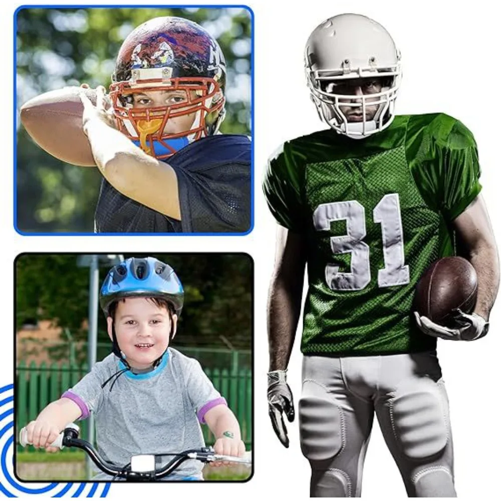 1PC Rugby chin pad anti-collision ice hockey chin strap cover helmet protective pad cover cycling head pad
