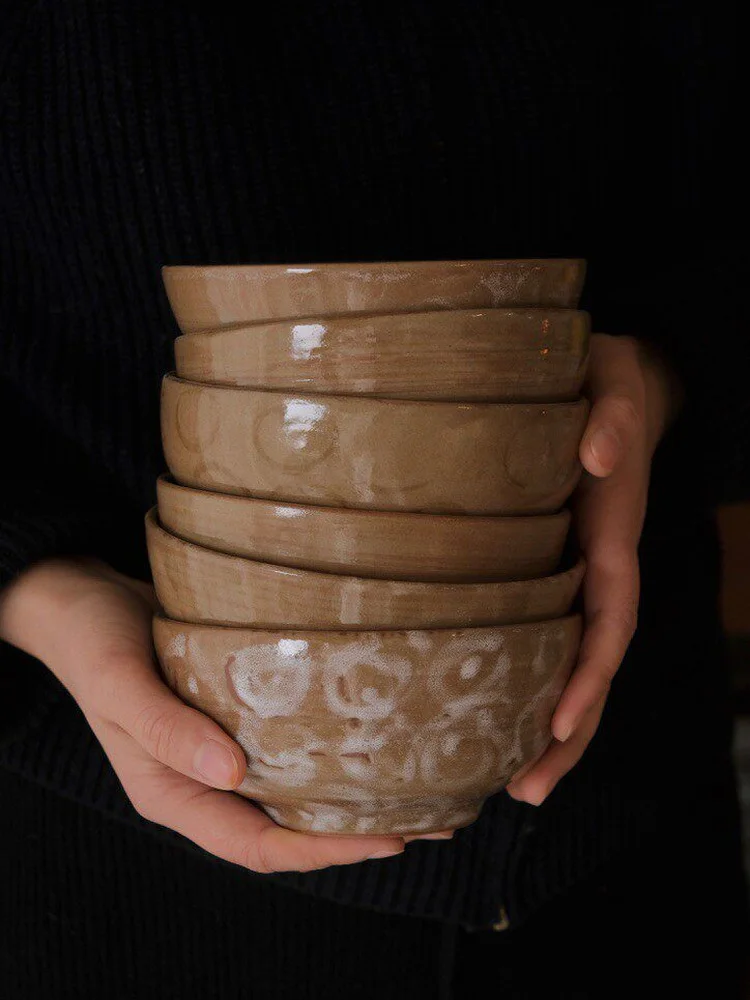 

Керамическая суповая миска SAYONE ручной росписи, посуда для салата и ужина, с подглазурной росписью, ручная роспись, подарок, фарфоровая посуда для завтрака