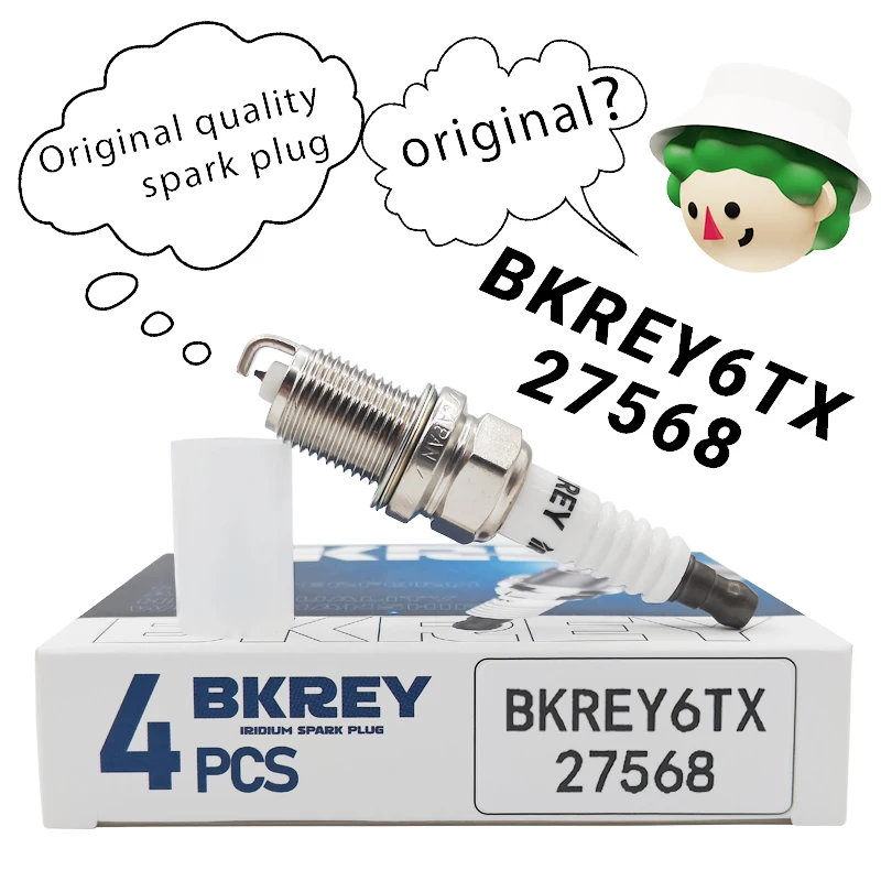 4/20pcs BKR6E-11 2756 Iridium Spark Plug For Nissan Altima Sentra Suzuki Mitsubishi Eclipse Montero For BKREY6TX 27568 K20PR-U11