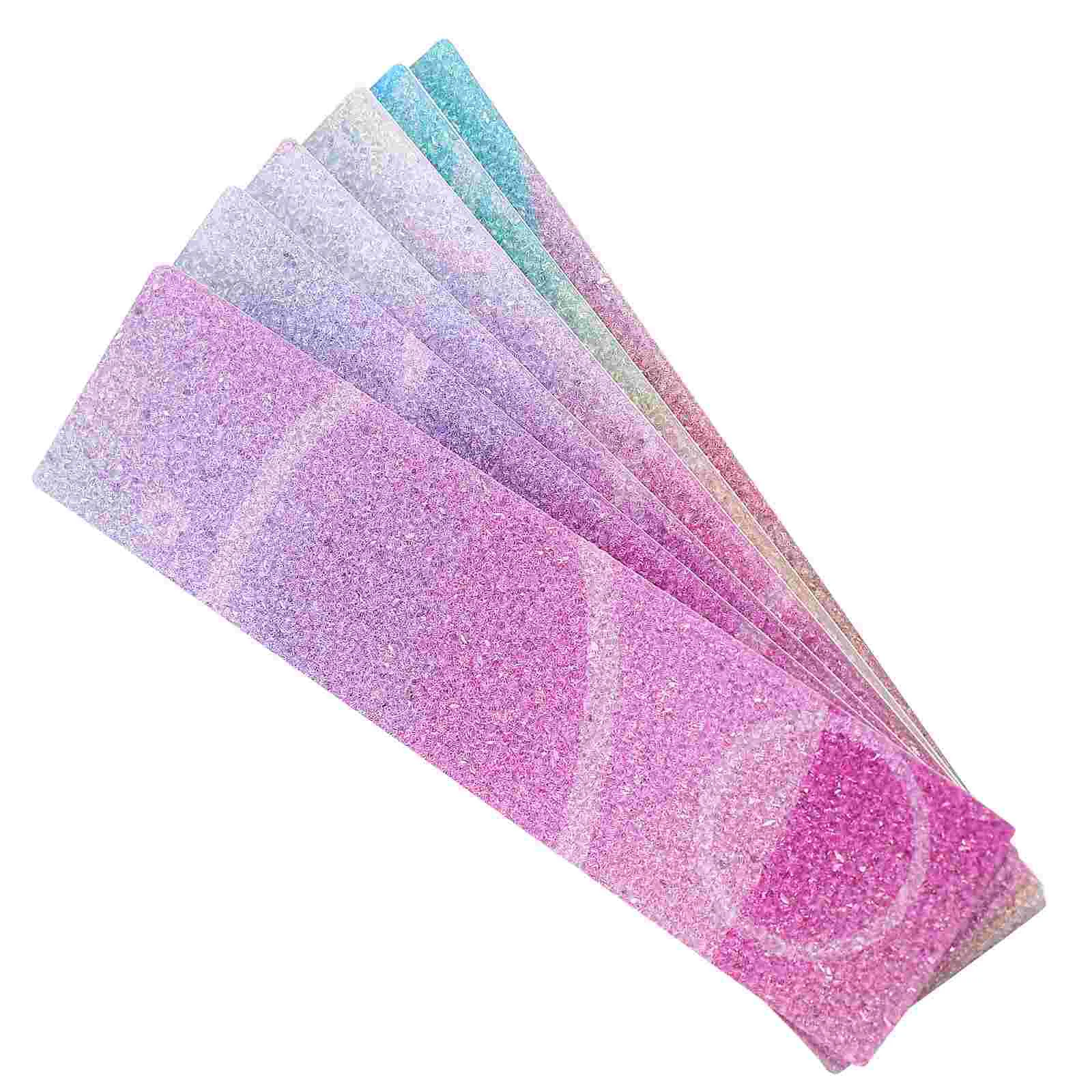 12 Pcs Decompression Strip Anxiety Sensory Strips Nail Stickers Adhesive Peva for Desk Kids Laptop