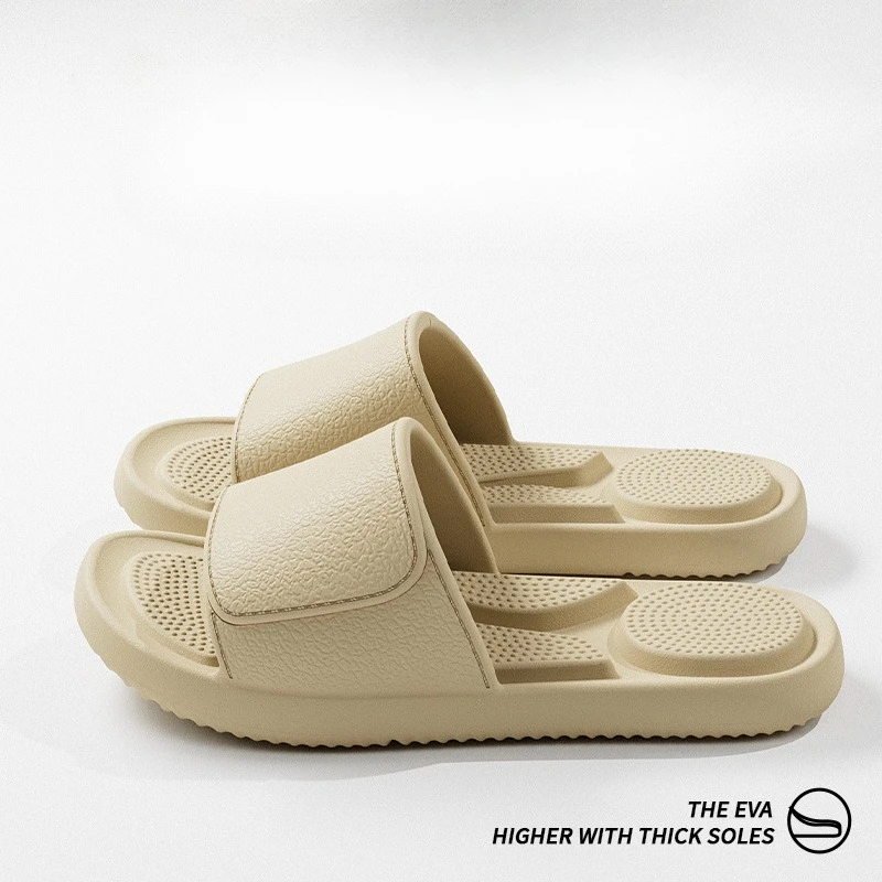 

YNPO Thick Platform Cloud Slippers Women Lightweight Soft Sole EVA Home Slides Woman Summer Comfort Non Slip Beach Flip Flops