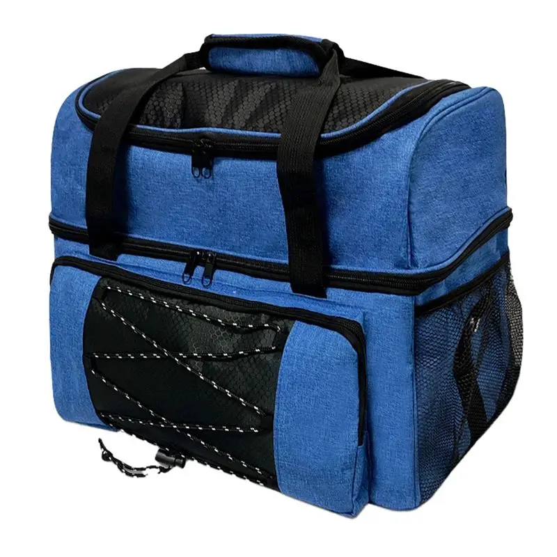 

Сумка для боулинга AEB1, сумка-переноска для боулинга, держатель для боулинговых шаров с мягкими отделениями, дополнительное место для одной пары боулинговых шаров