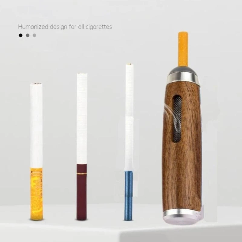  Dustfree Smoking Car Ashtray Aluminum Car Portable Smoke Cigarette Filter