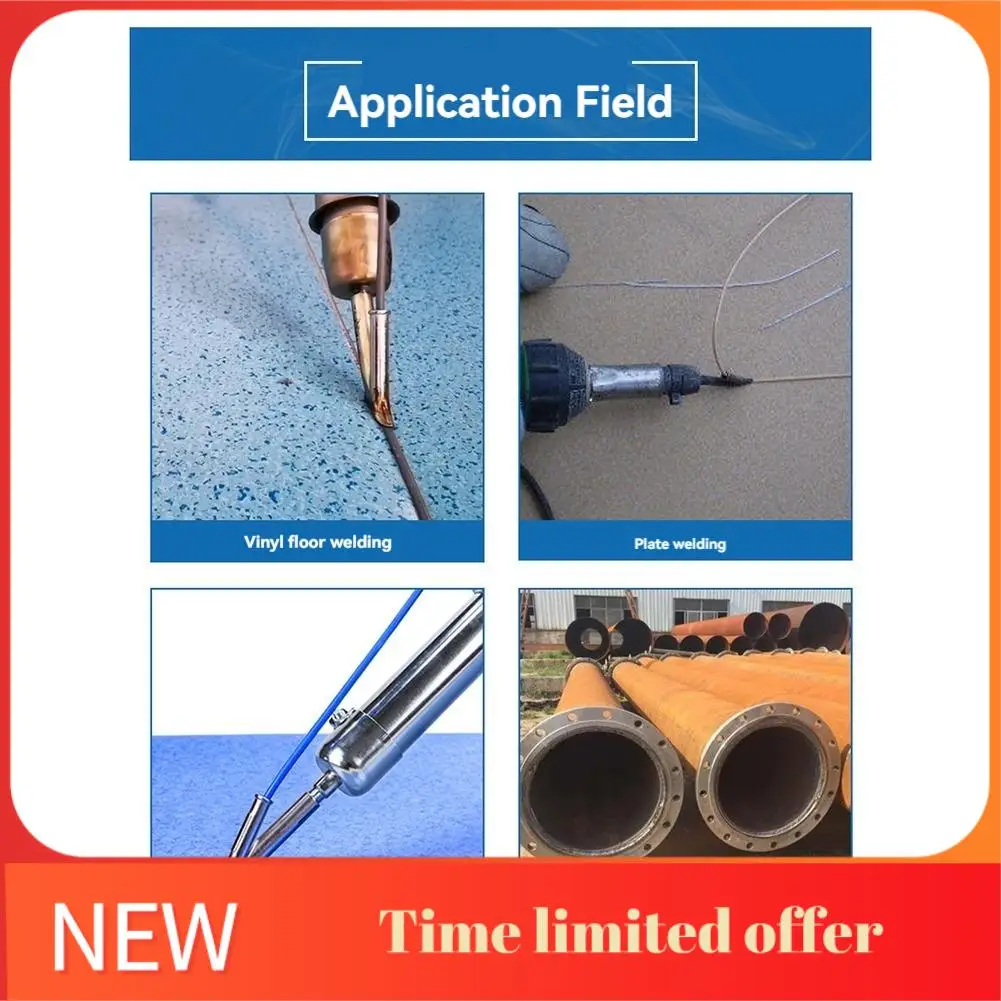 

ABHU 4Pcs/Set 8Mm Round & Triangular Speed Welding Nozzle Tacking Nozzle For Hot Air Welder Torch Welding Plastic Rods
