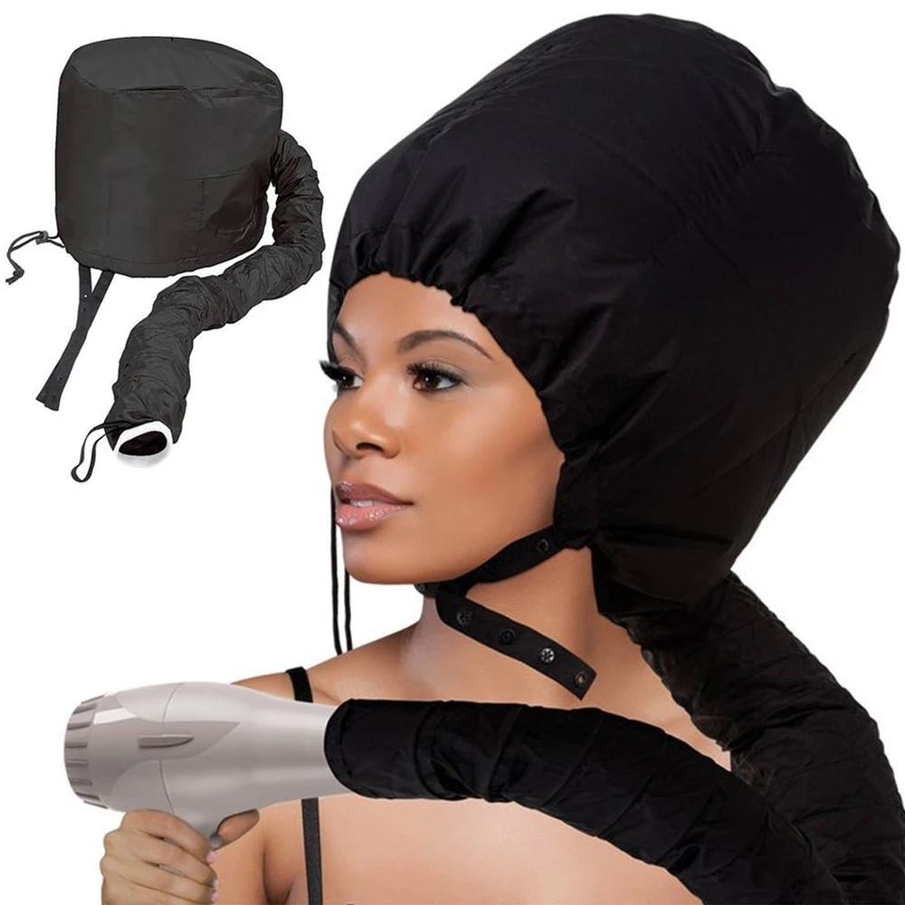 1Pc Hair Dryer Bonnet Hood Portable Soft Hairdryer Nursing Cap Heating Warm Air Drying Home Hairdressing Adjustable Accessory