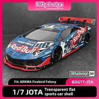 Only Car Shell Italian BittyDesign1/7 JOTA Transparent Flat Running Performance Car Shell Compatible with Firebird Felony