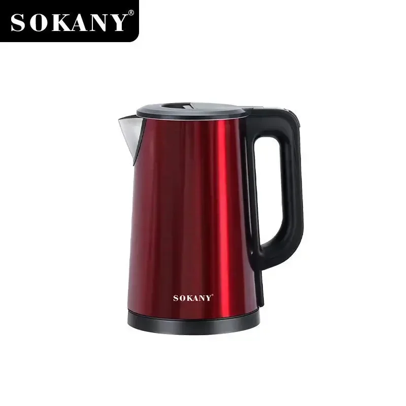 2.5 L Electric Kettles Stainless Steel Interior, Double Wall Hot Water Boiler Heater, Cool Touch Electric Teapot Heater Kettle