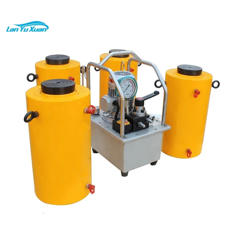 200 300 400 500 600 700 800 900 1000 1200 1500 2000 ton electric double acting lift hydraulic jack cylinder price