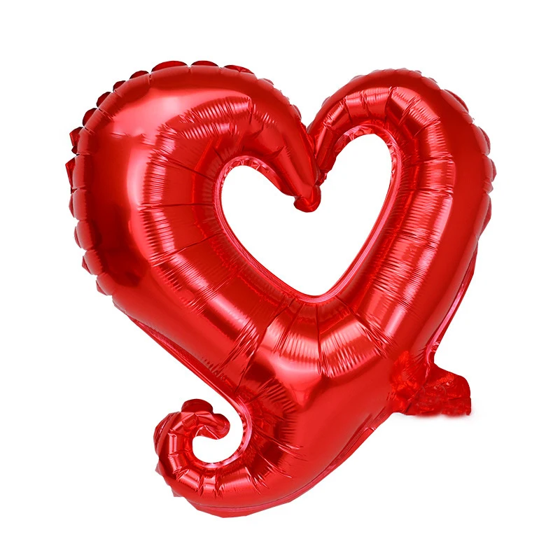 10pcs 18inch Aluminum Foil Heart Balloons Inflatable Love Balloon Wedding Party Decoration Valentine's Day Birthday Party Ball - Image 6