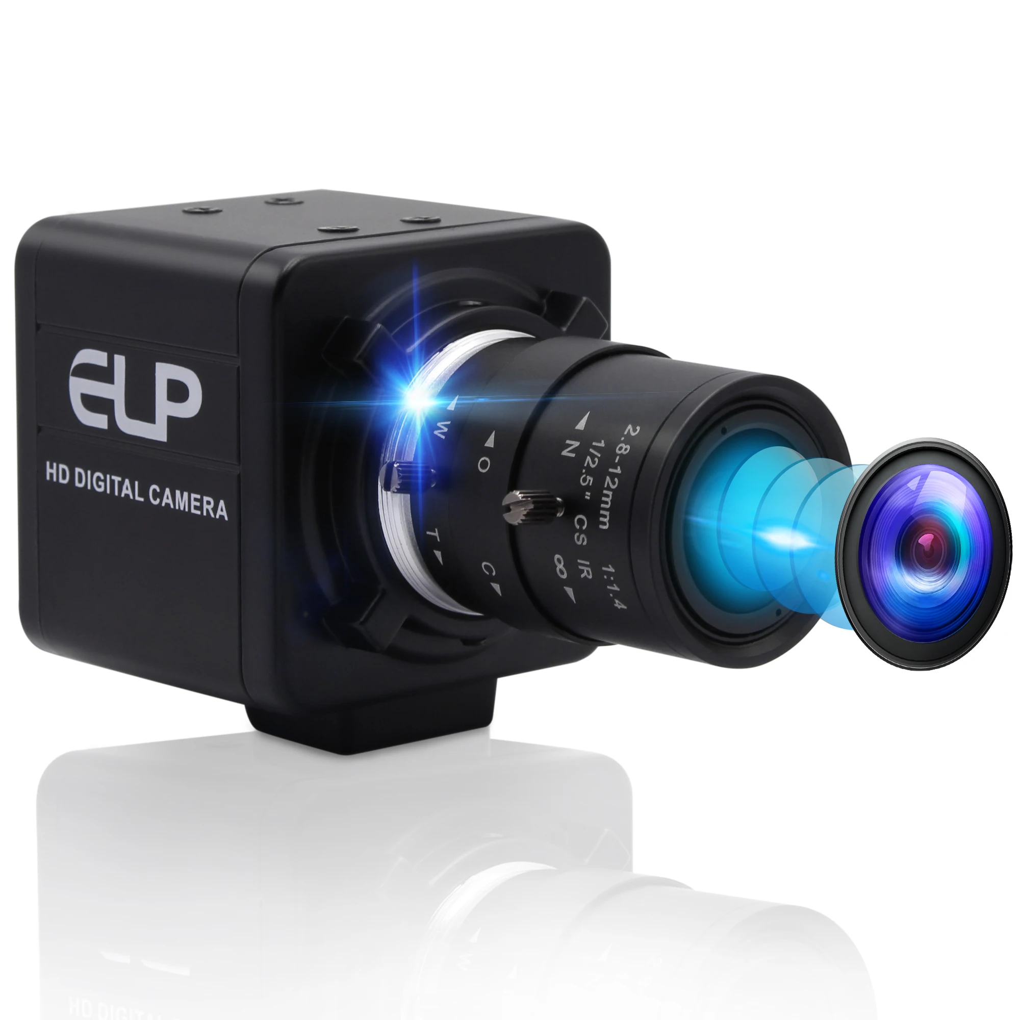 GOOD 4K USB Camera 3840x2160 30fps  IMX317 Sensor HD USB Webcam Camera with Manual Zoom Varifocal Lens for Document Scanning