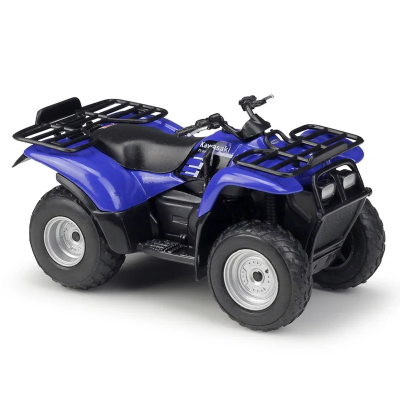 WELLY 1:18 2022 Kawasaki Prairie 400 Simulation Alloy Motorcycle Model  - Suitable for Children's Toys and Collections