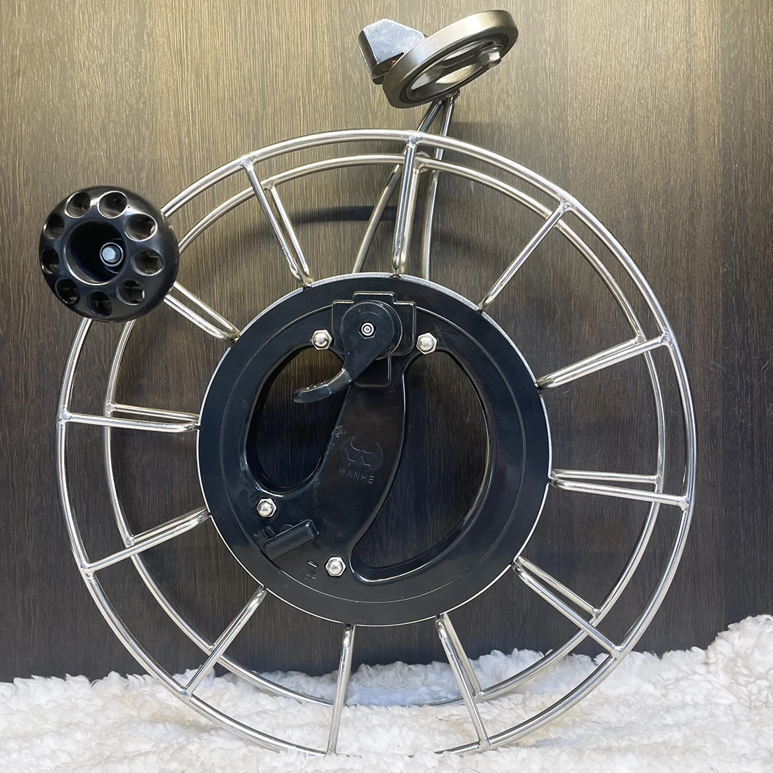 9KM Silent Bearing Kite Reel Winder 24cm 26cm Adult Outdoor Lockable Kite Handle Flying Sports Tools Stainless Steel