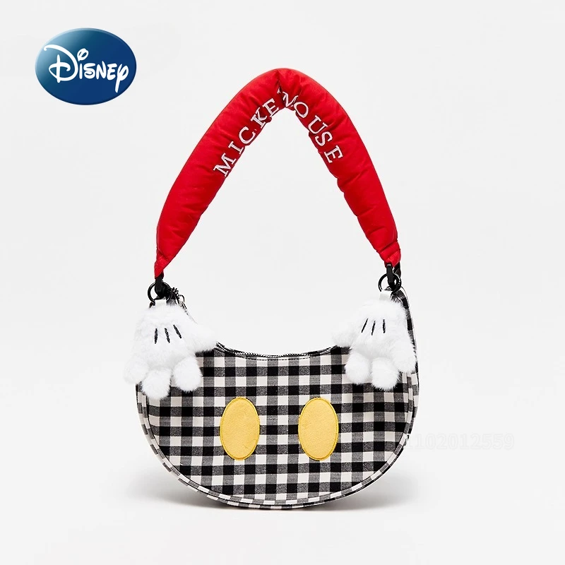 

Disney Mickey New Women's Shoulder Bag Luxury Brand Original Fashion Women's Handbag Cartoon Casual Women's Bag Large Capacity