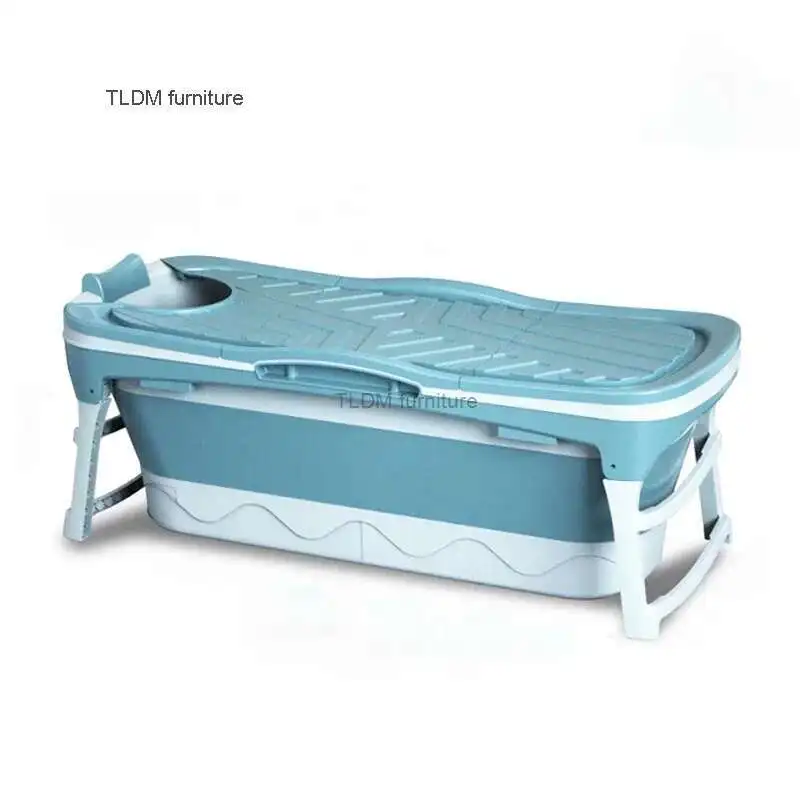 

Household Bathroom Folding Bathtub Adult Large Bath Bucket Full Body Bath Bucket Bath Basin Thickened Portable Bathtub