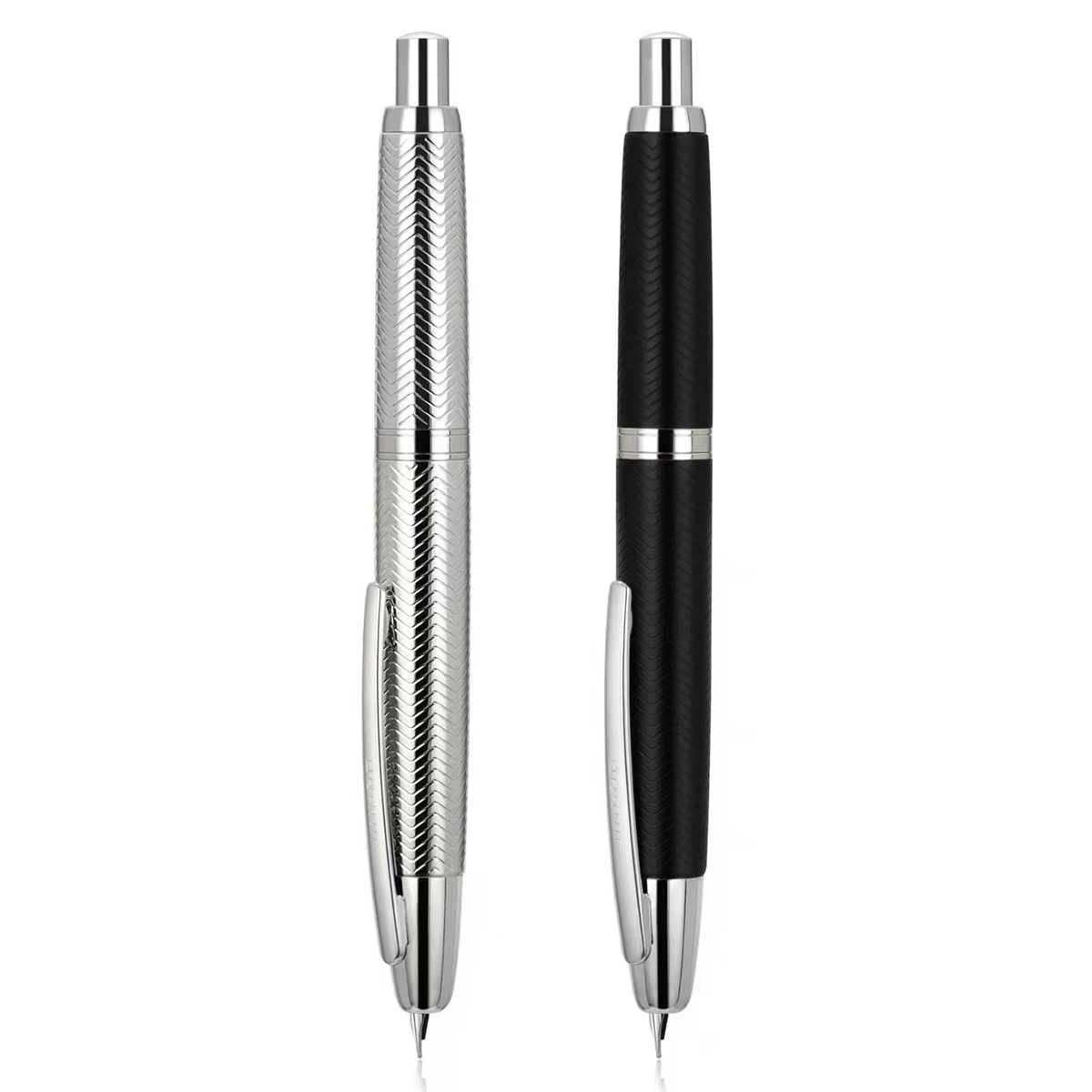 

Jinhao 10 Retractable Press Fountain Pen EF/F Nib with Ink Converter Writing Gift Pen, Wavy