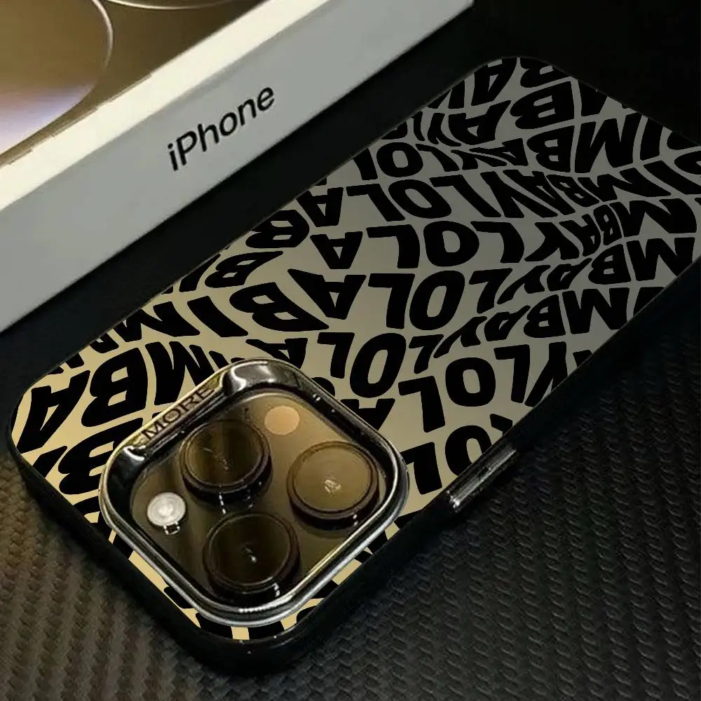 B-B-BimbaeS y L-L-LolaeS para iPhone 13 14 15 16 17 Pro Max 11 12 Plus 17 Air funda de teléfono Color mate