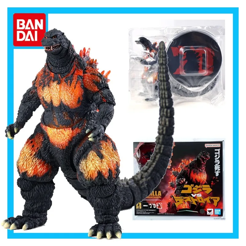 

Bandai Original Genuine S.H.Monsterarts Godzilla 1995 70th Anniversary Special Ver. Action Figure Toys for Boys Gift Collectible