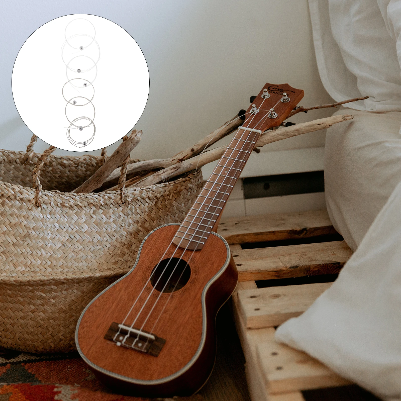 

6Pcs Professional Grade Nylon Strings For Classical Guitars Uniform Tone Durable Musical Instrument Parts