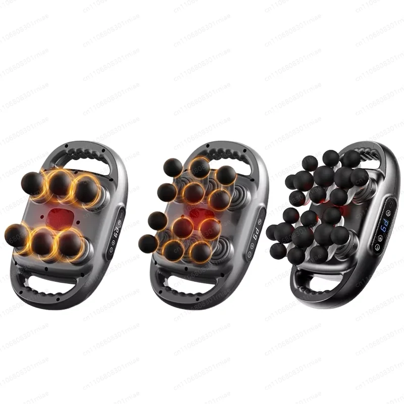 Rechargeable hand-held massage back massager to relieve body pain