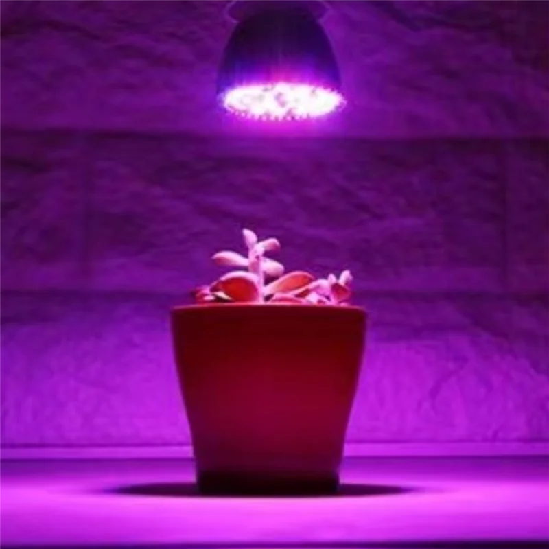 LICE-2Pcs E14 ضوء نمو النبات 85-265 فولت شاشة ليد بطيف كامل تنمو ضوء لزهرة الخضار العصارية 18 واط