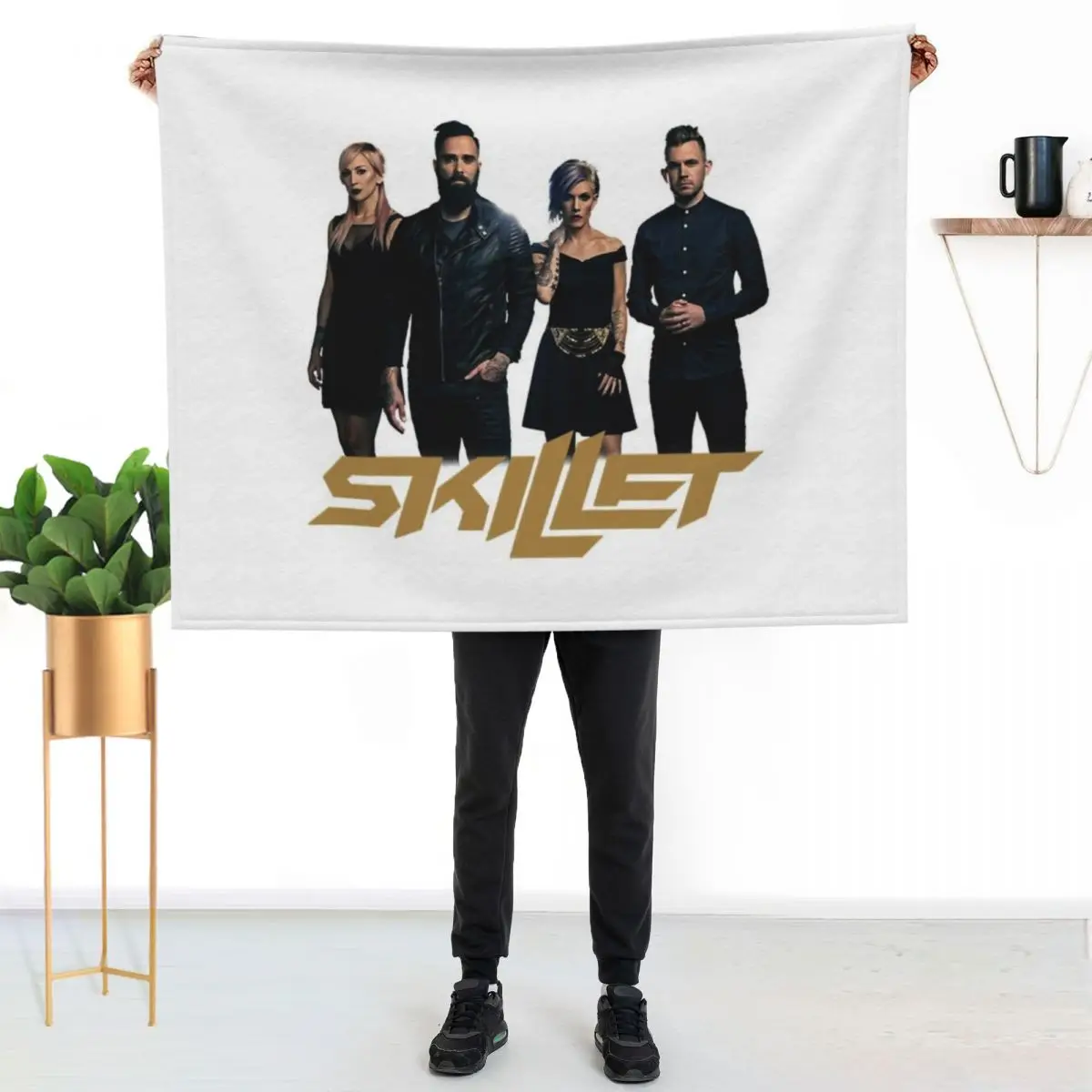 skillet Throw Blanket Cozy Throw Blanket for Bed Sofa Chair