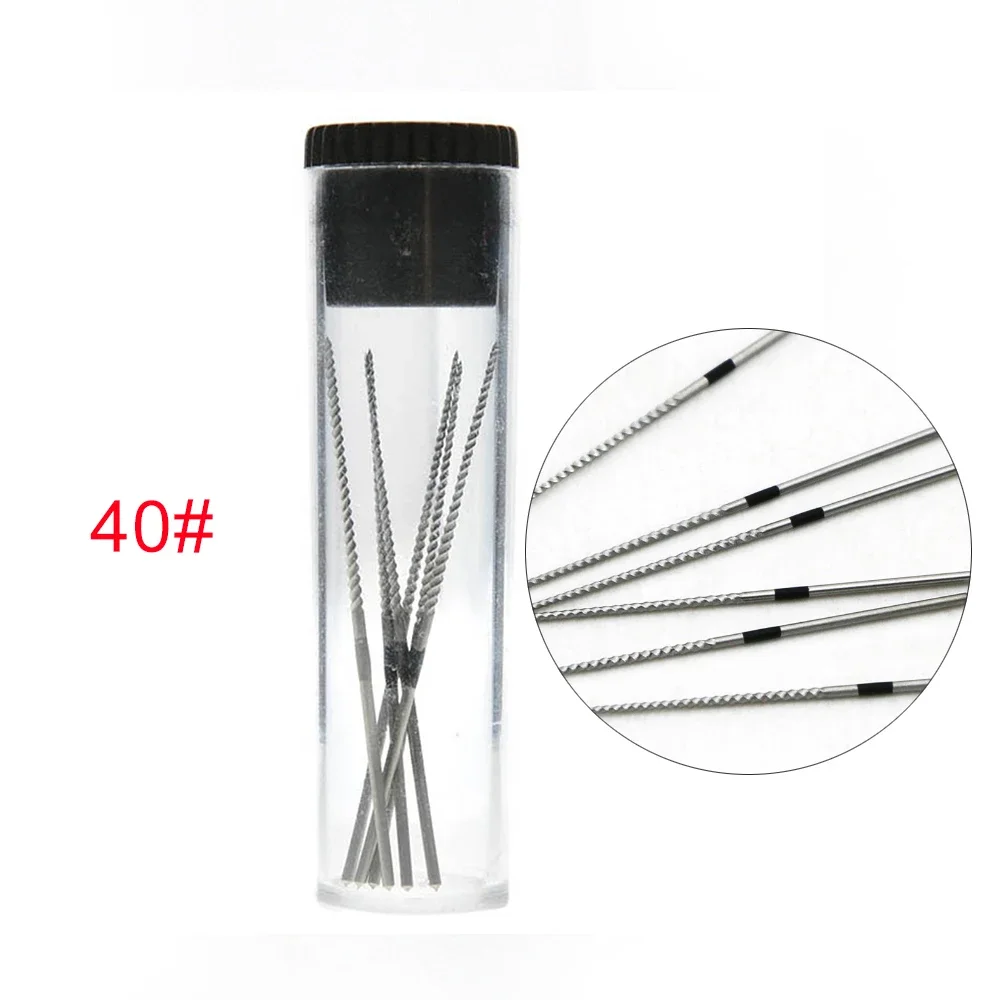 

6 шт. стоматологические файлы корневых каналов NITI — совместимые с ультразвуковыми скалерами EMS/Woodpecker для эндодонтической терапии и очистки